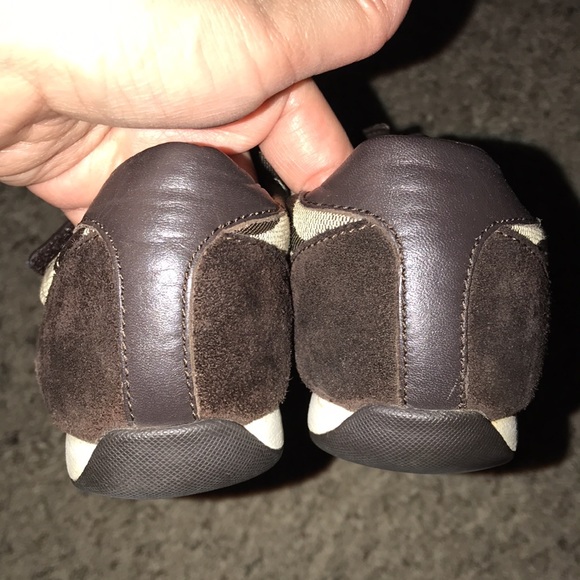 🖤COACH KYRA NO-TIE BROWN MONOGRAM C FASHION SNEAKERS SIZE 7-7.5🖤 - Picture 6 of 12